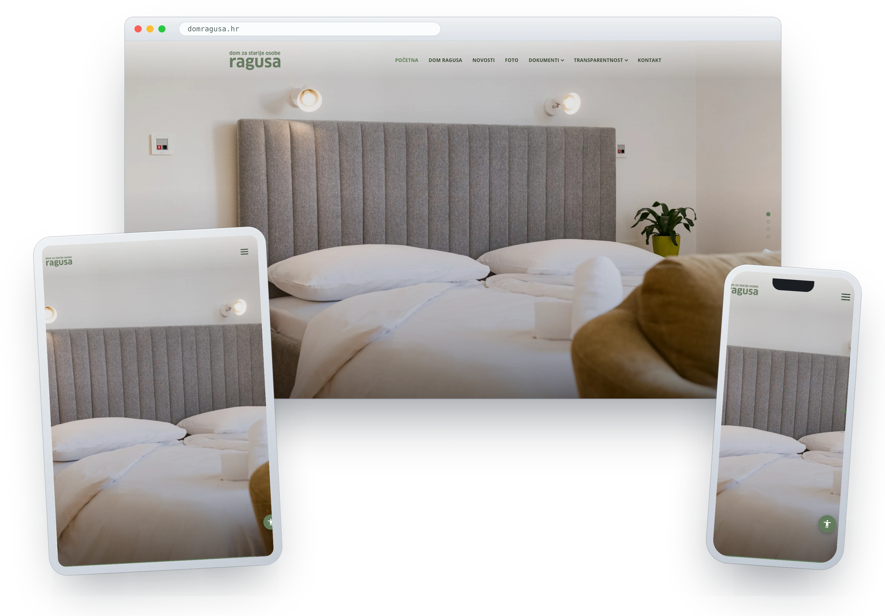 Web stranica s vlastitim admin sustavom — Dom Ragusa